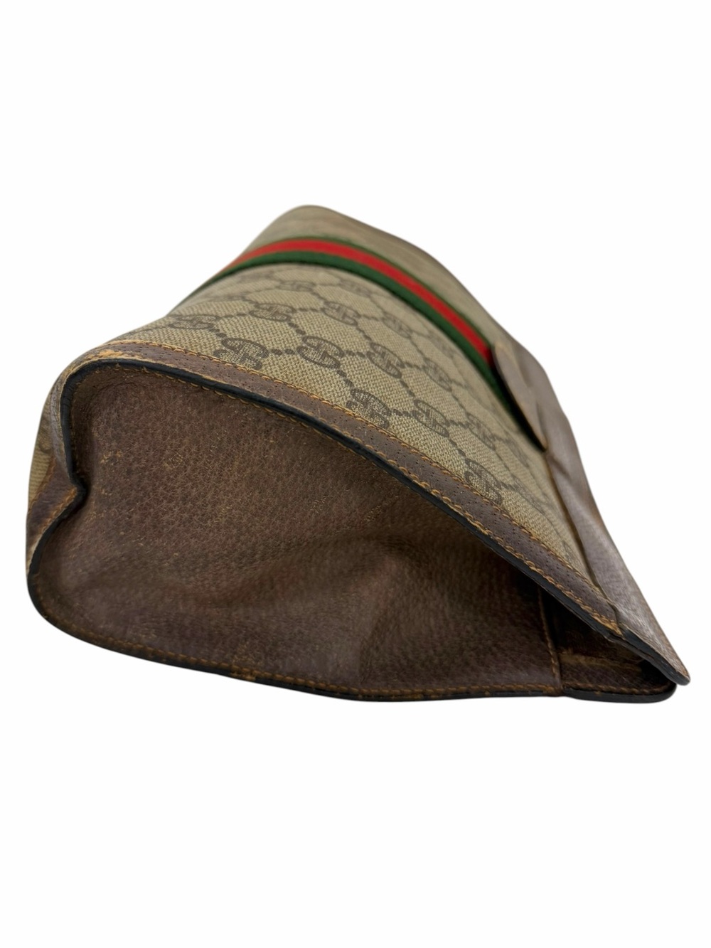 ❌SOLD❌ Vintage Gucci GG Supreme Sherry Line Clutch (Accessory Collection) - Picture 4 of 9
